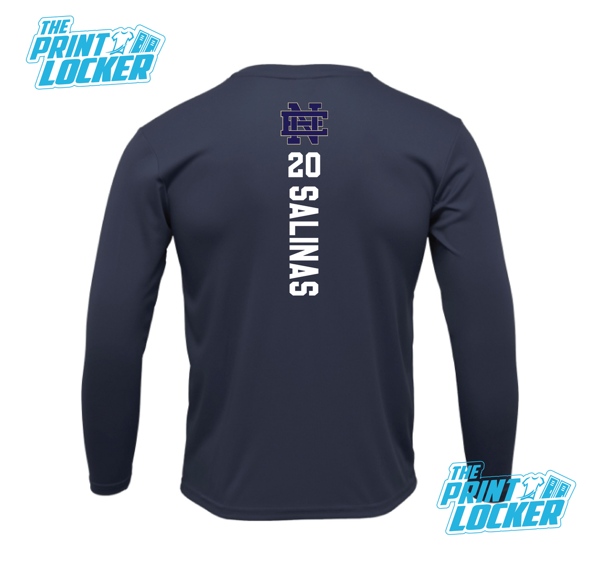 Cougars Slash Design Drifit Long Sleeve