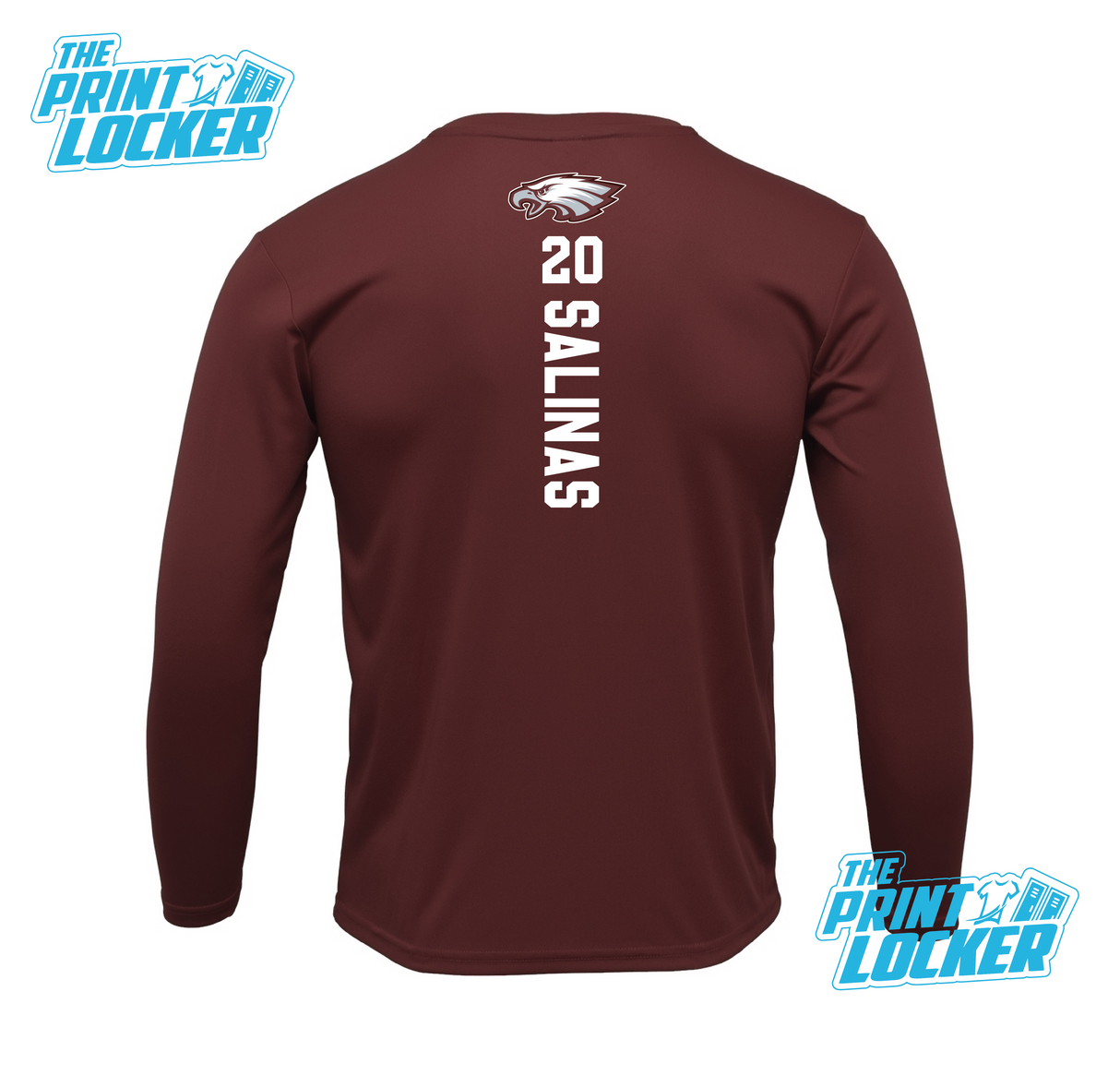 Eagles Stack Design Drifit Long Sleeve