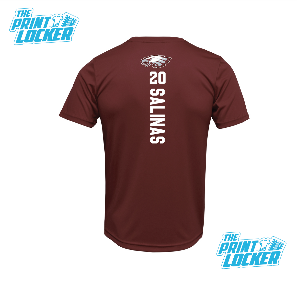 Eagles Slash Design Drifit Short Sleeve