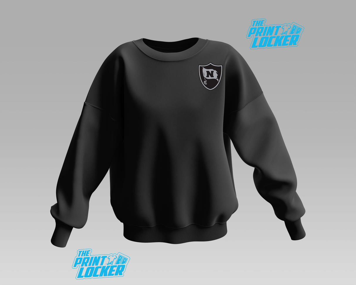 Raiders Oversized Back Graphic Crewneck
