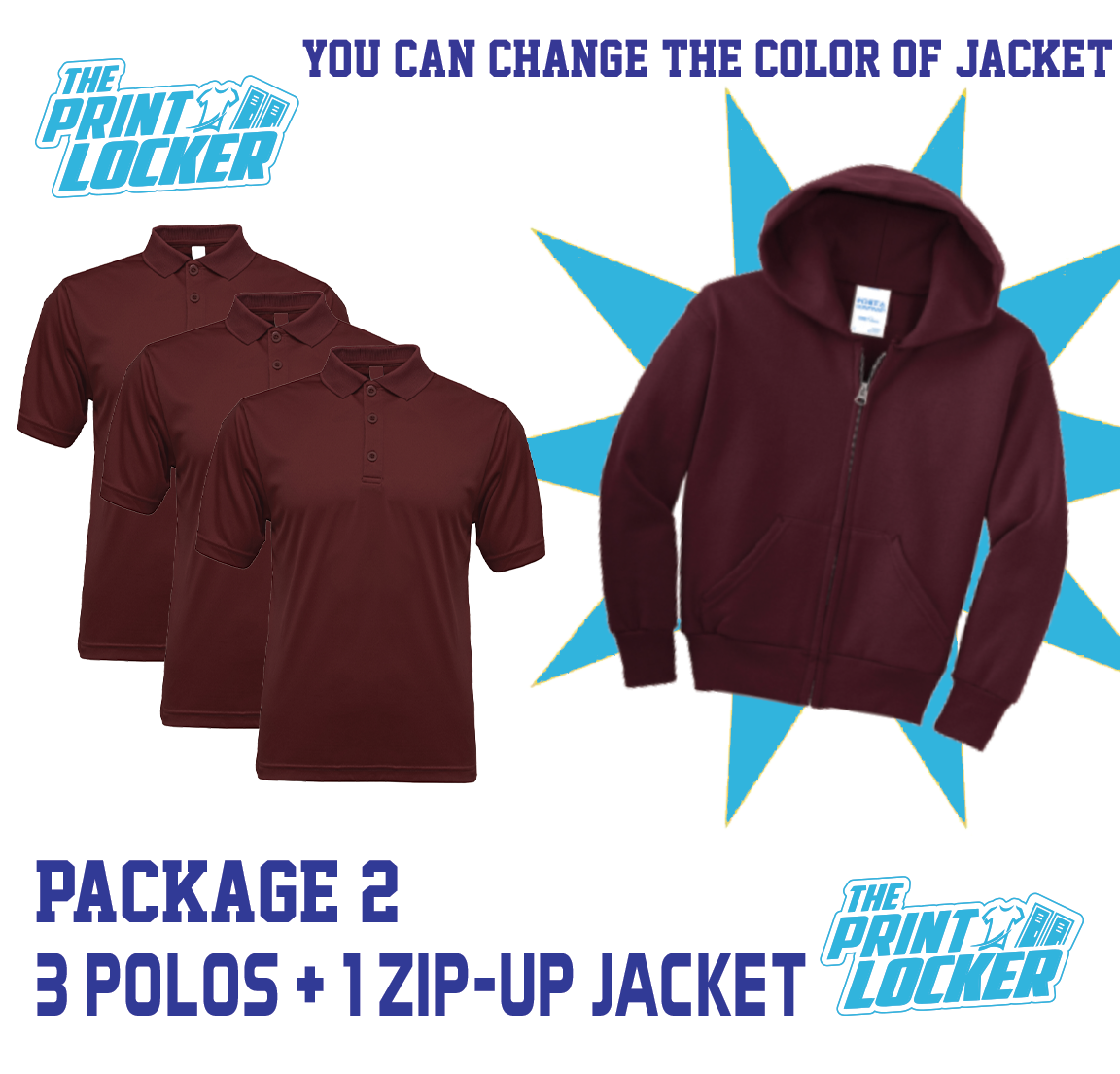 PSJA Uniform PACKAGE 2 (Place Campus in Order Note)