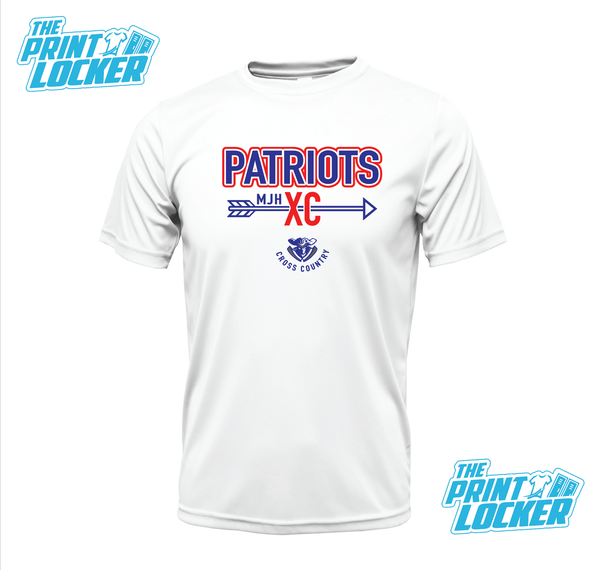 2024 Mission Jr High Patriots Cross Country Drifit Short Sleeve
