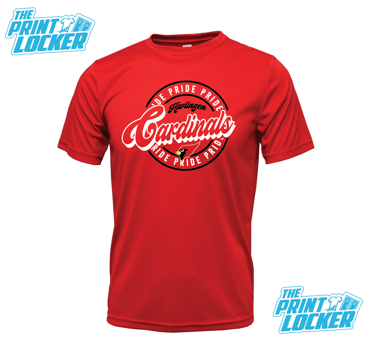 Harlingen Cardinals Circle Pride Short sleeve