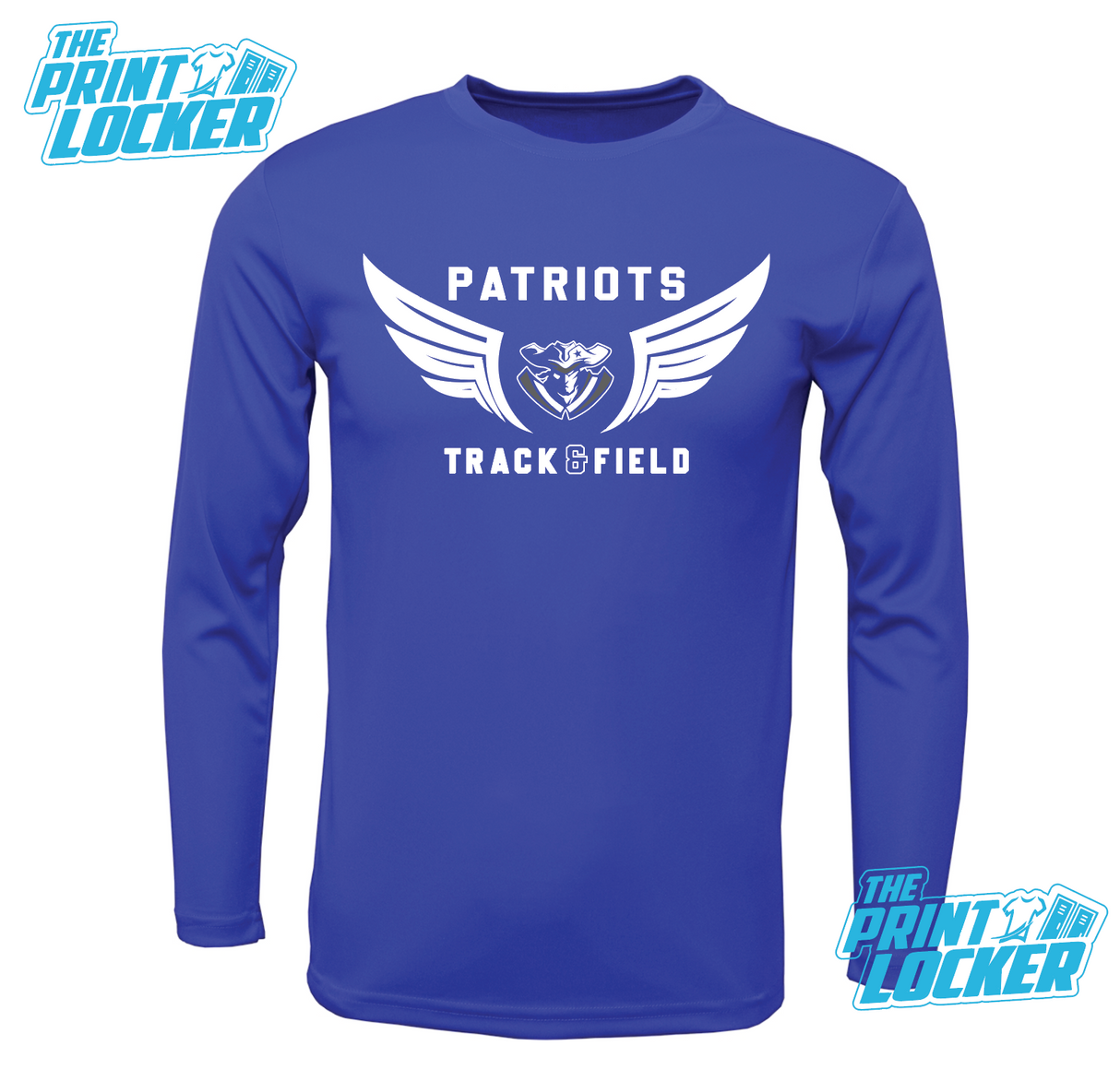 Mission Jr High Patriots Track & Field Drifit Long Sleeve