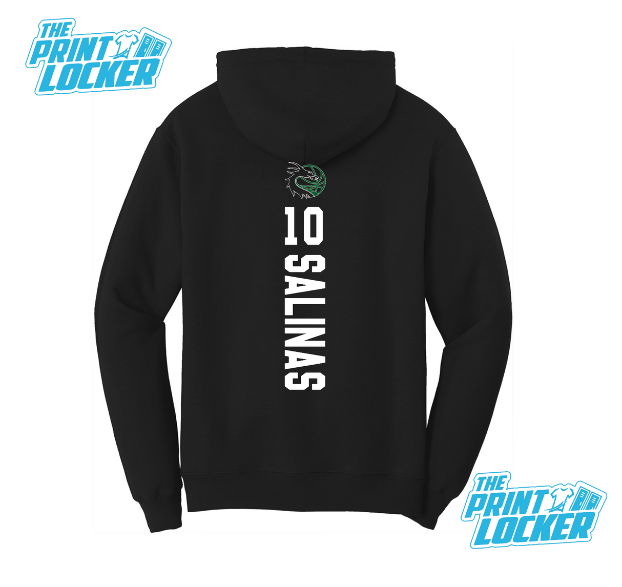 Dragons Varsity Basketball Hoodie Adult sizes