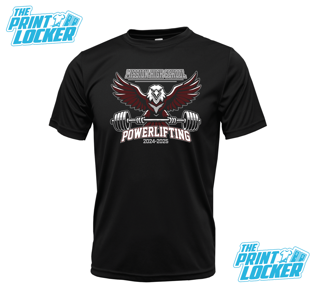 Mission Eagles Powerlifting Fan Shirt
