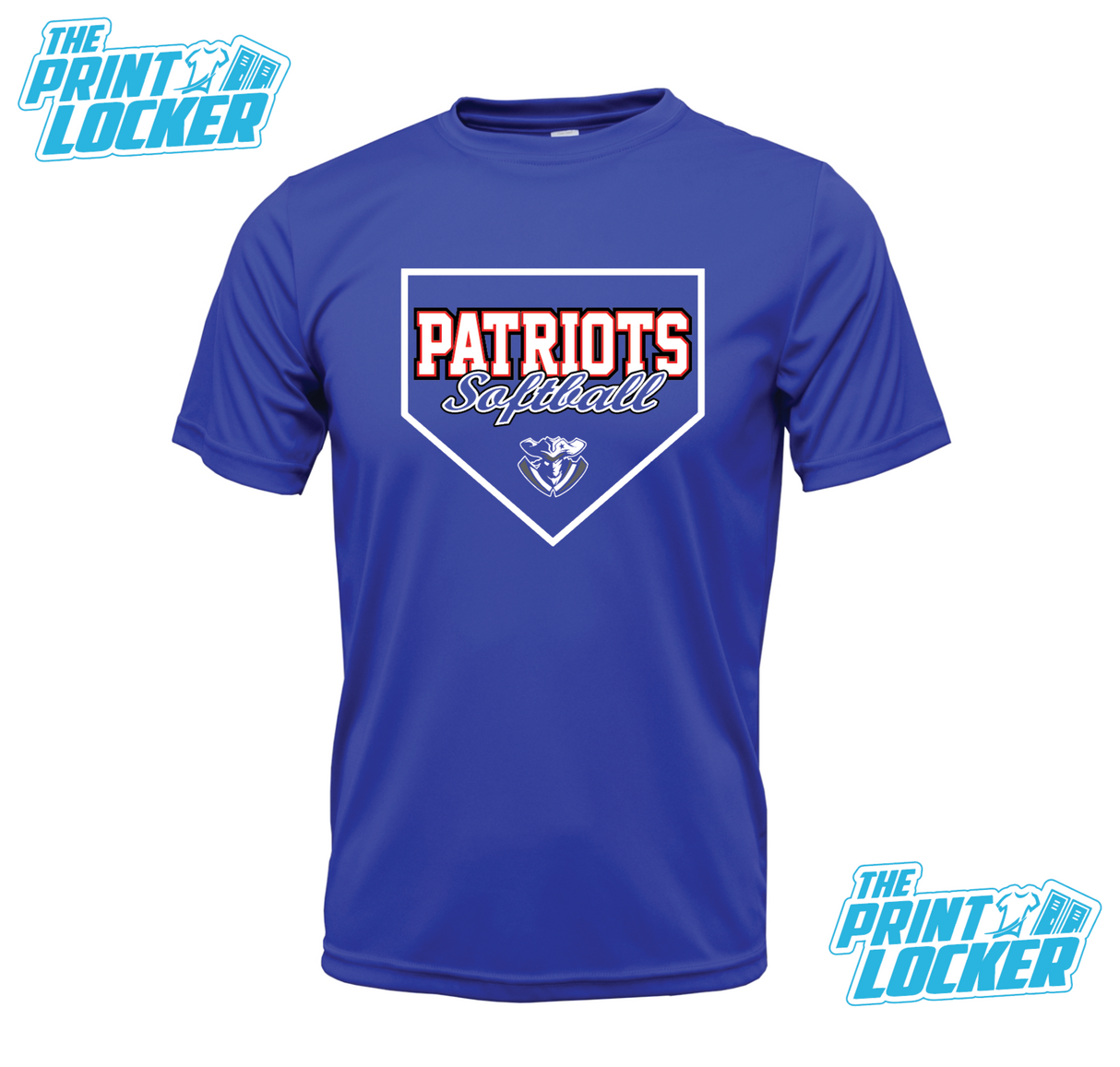 Mission Jr High Patriots Softball Drifit Short Sleeve