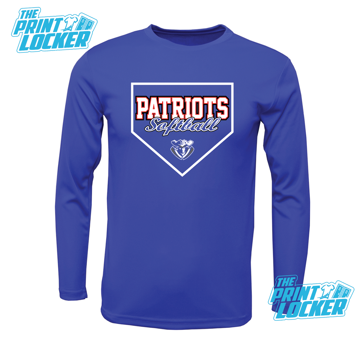 Mission Jr High Patriots Softball Drifit Long Sleeve