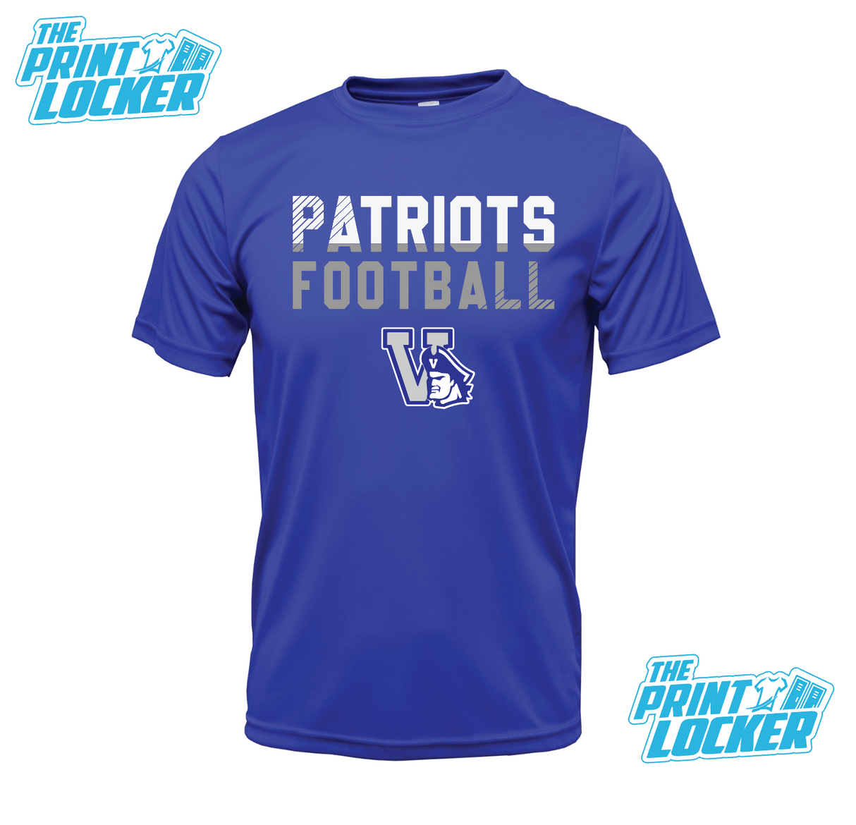 Patriots Fade Out Drifit Short Sleeve