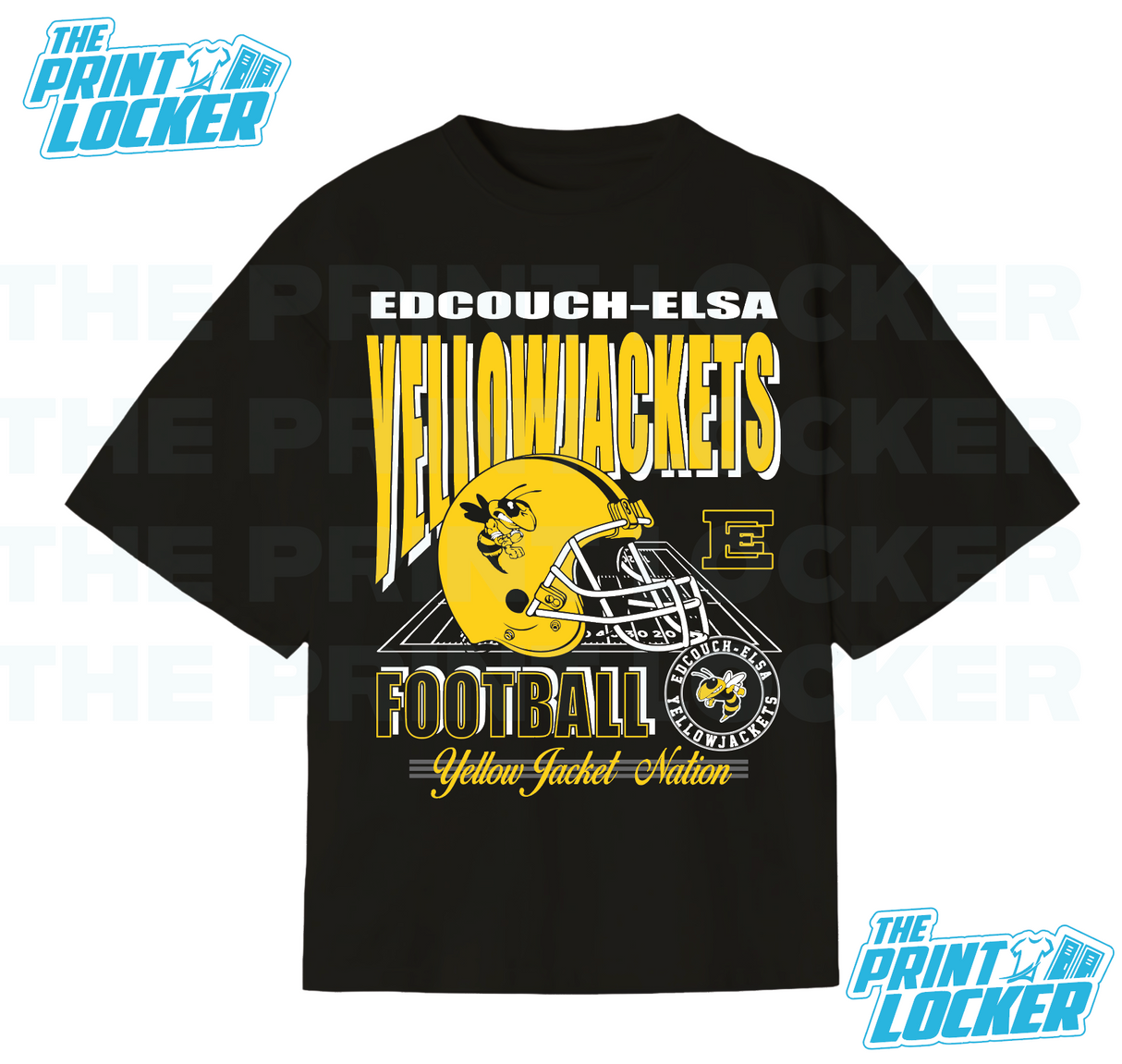 Yellowjackets Football Graphic Classic Tee