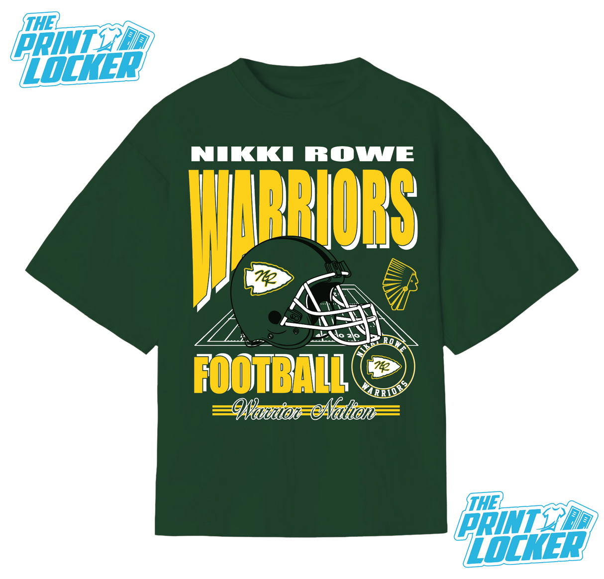 Warriors Football Graphic Classic Tee