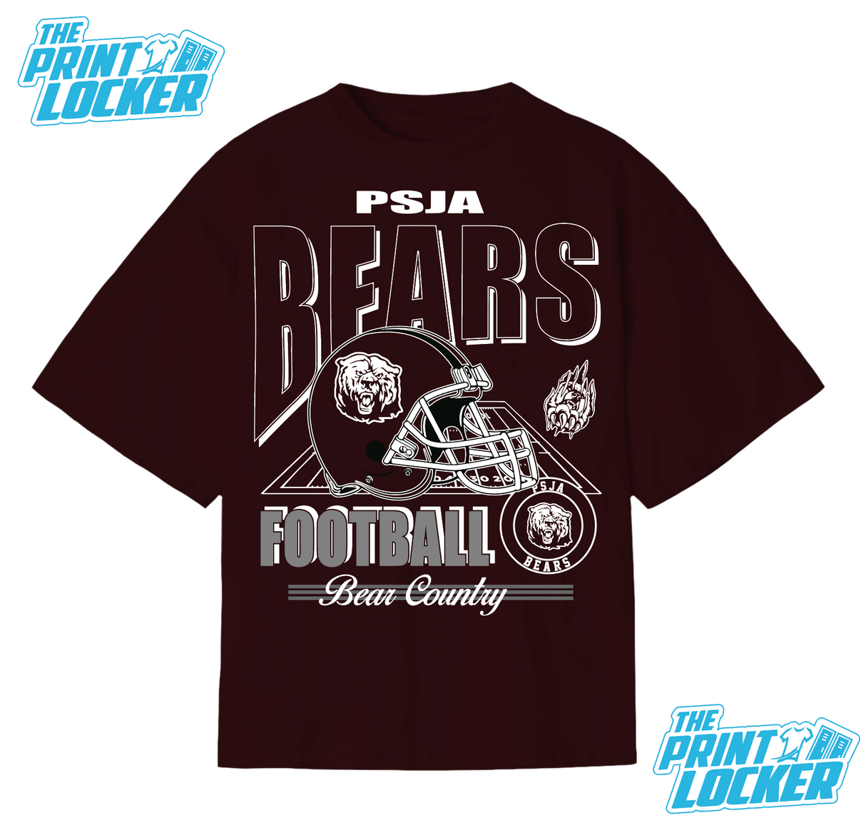 Bears Football Graphic Classic Tee