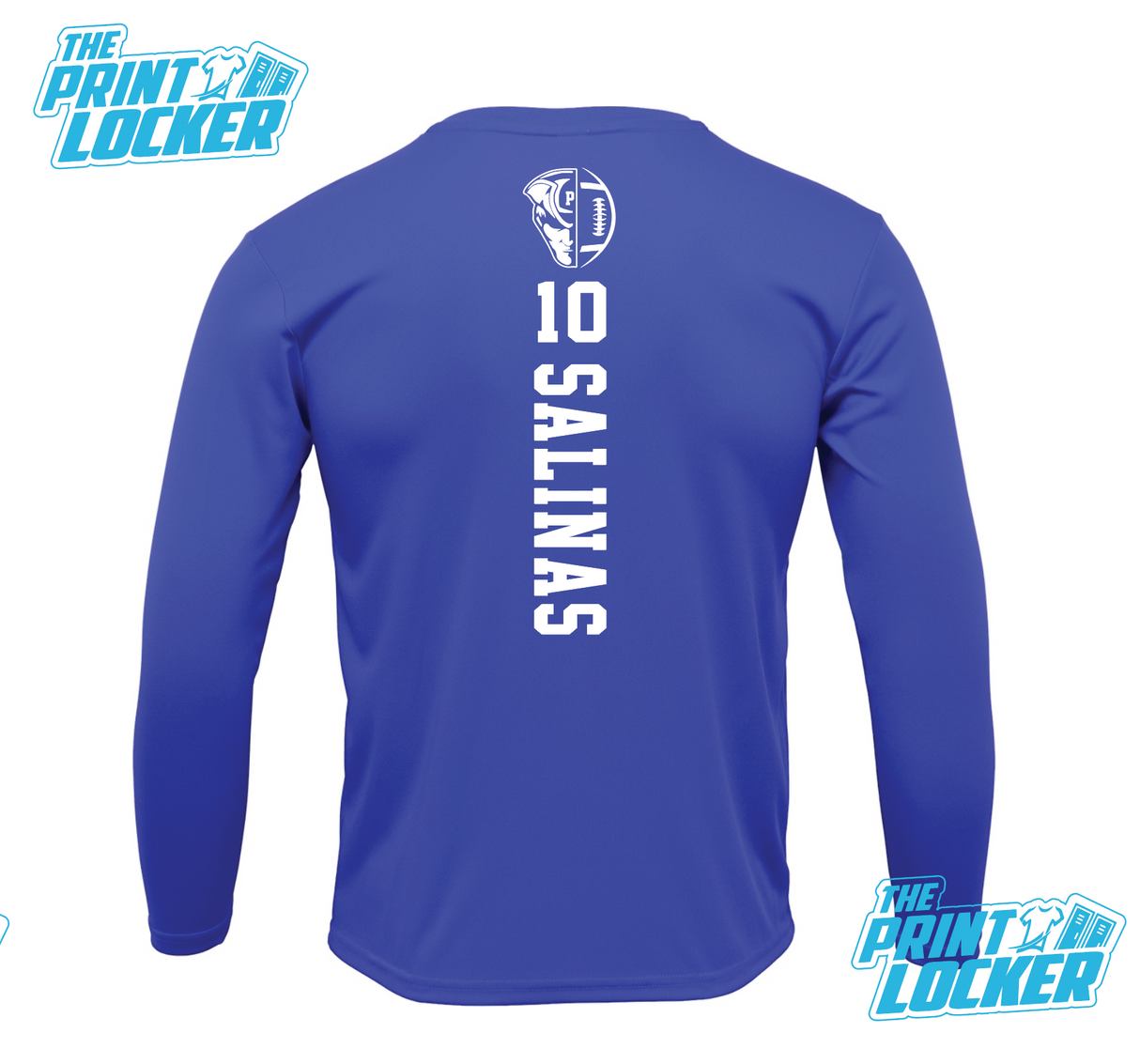 Mission Jr High Patriots Half Football Drifit Long Sleeve