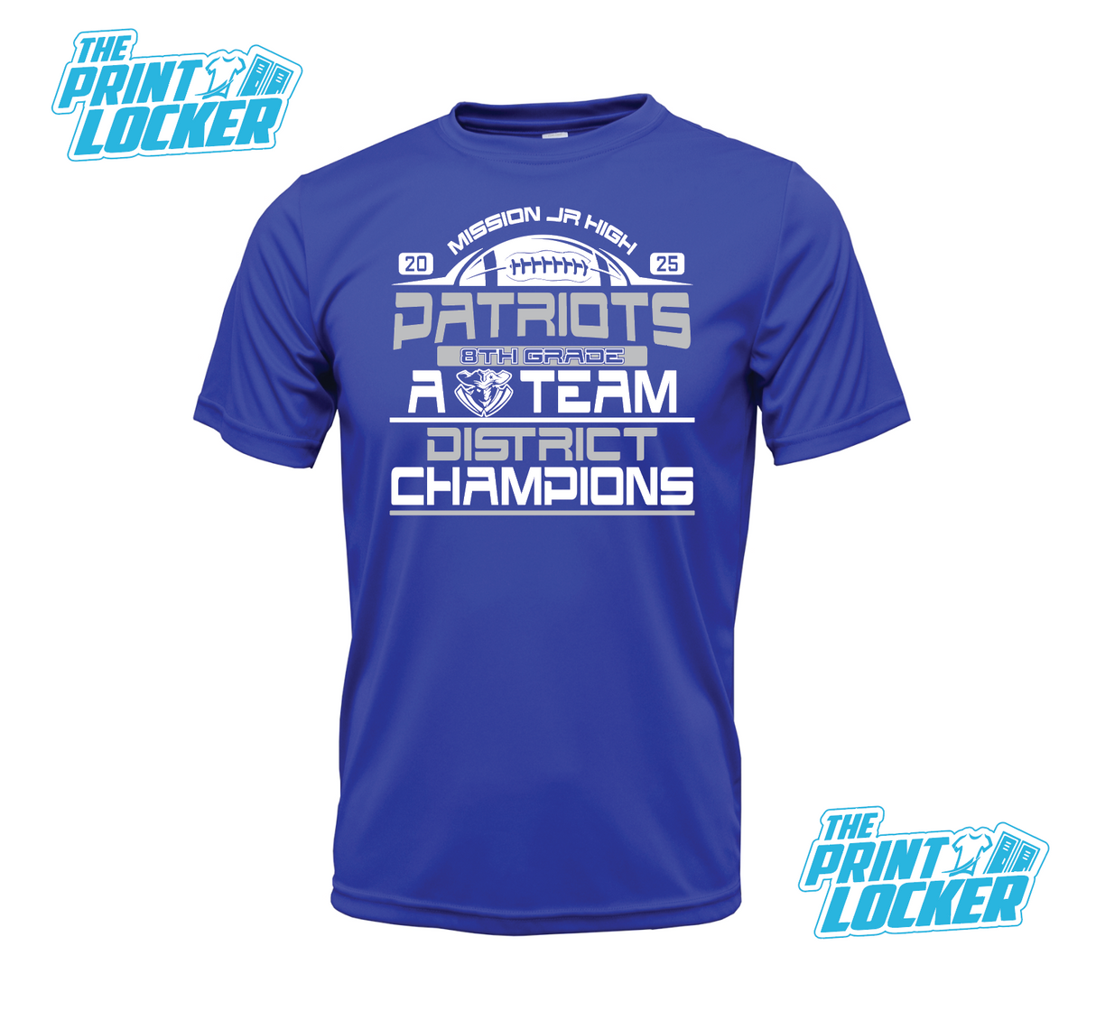 Mission Jr High A Team Football District Champion Drifit