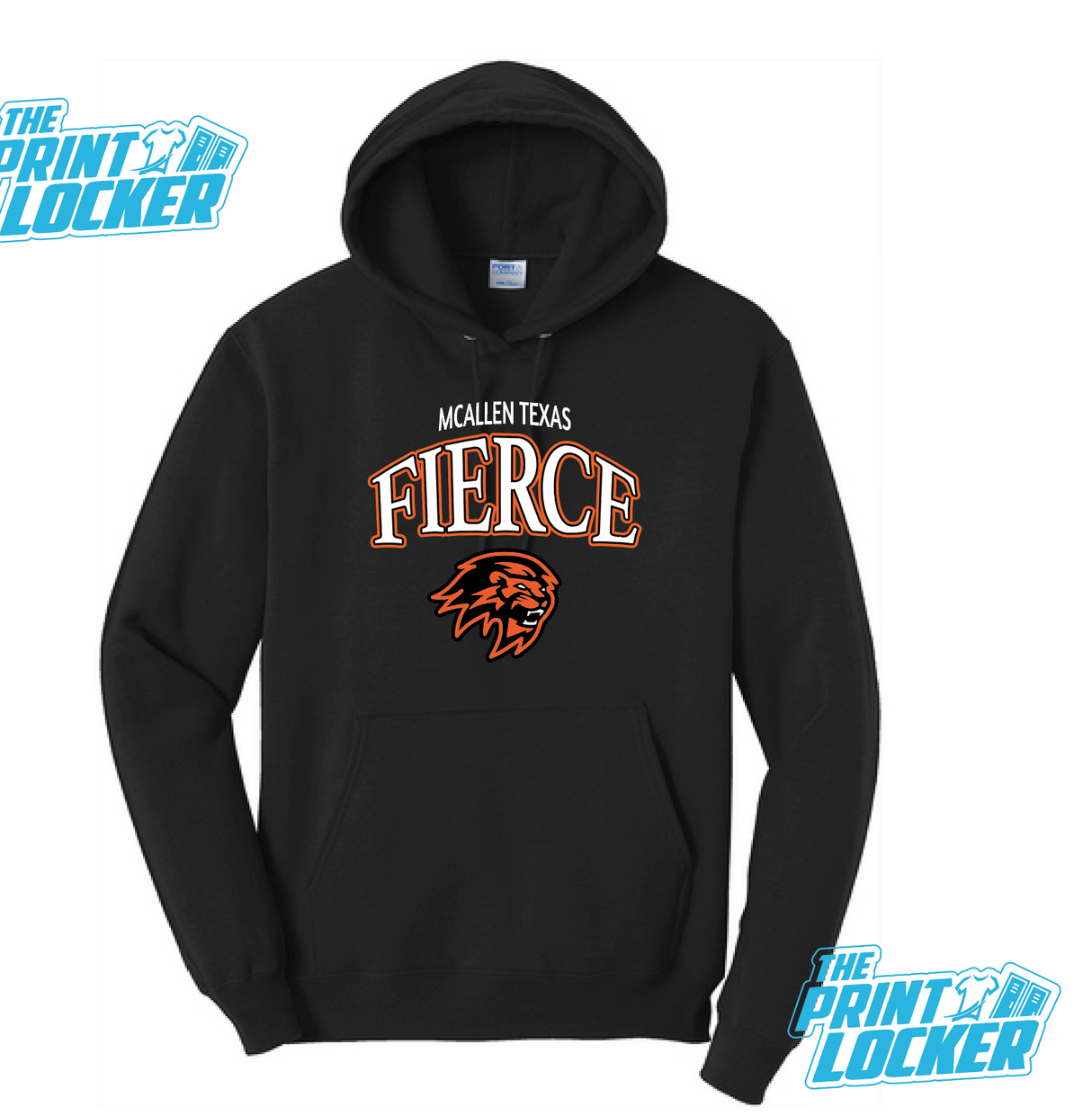 McAllen Fierce Black Hoodie