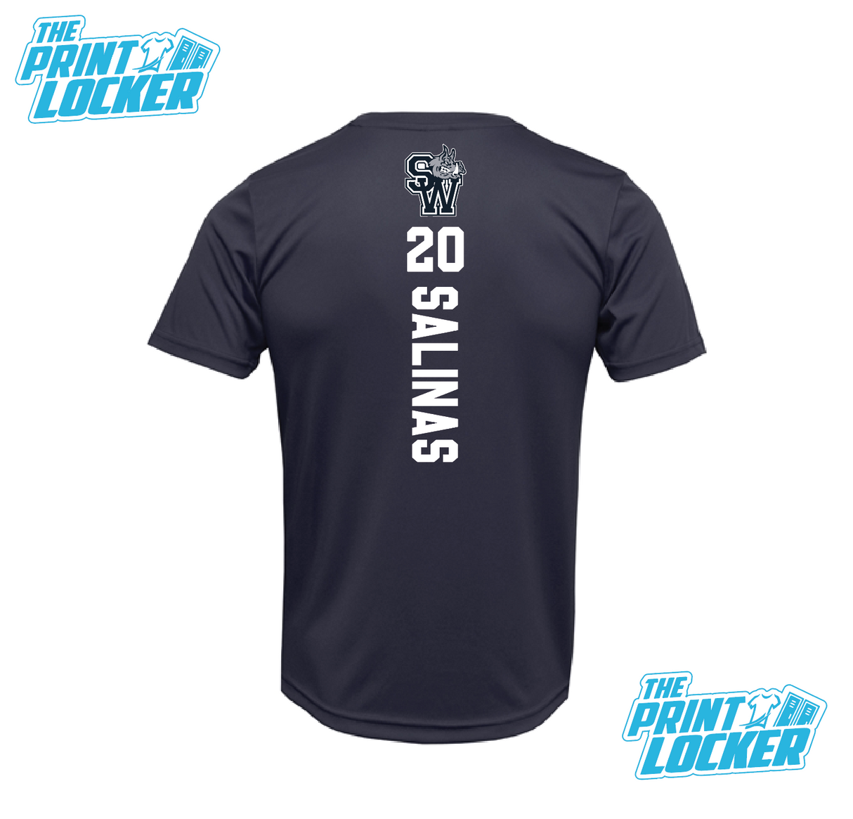 2024 PSJA SW Lady Javelina Basketball Navy Drifit Short Sleeve