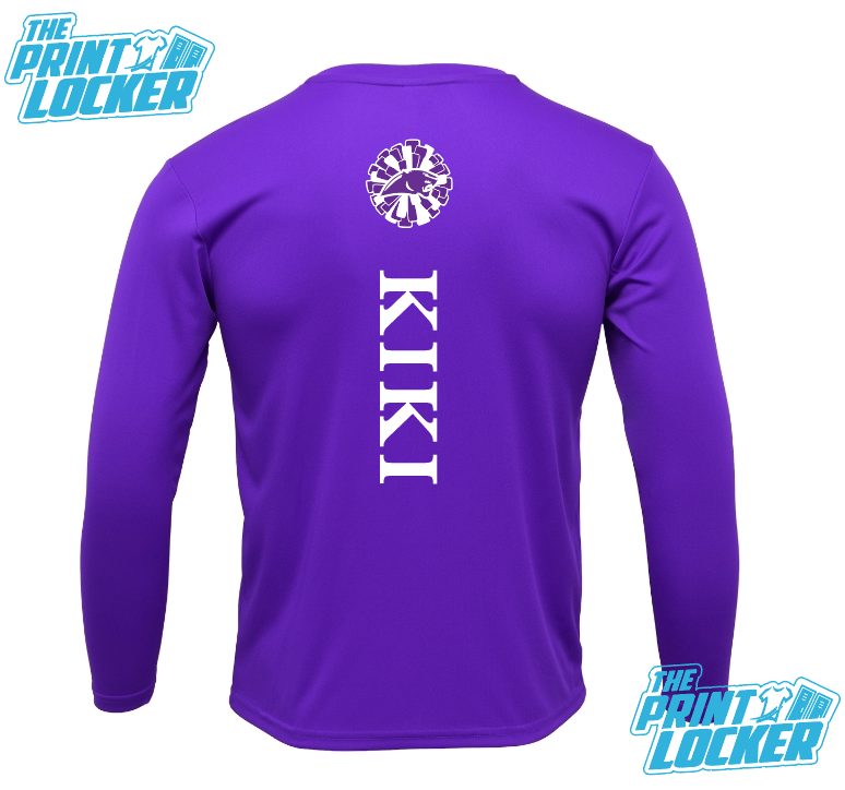 Cheer Pom Longsleeve Fan Shirt
