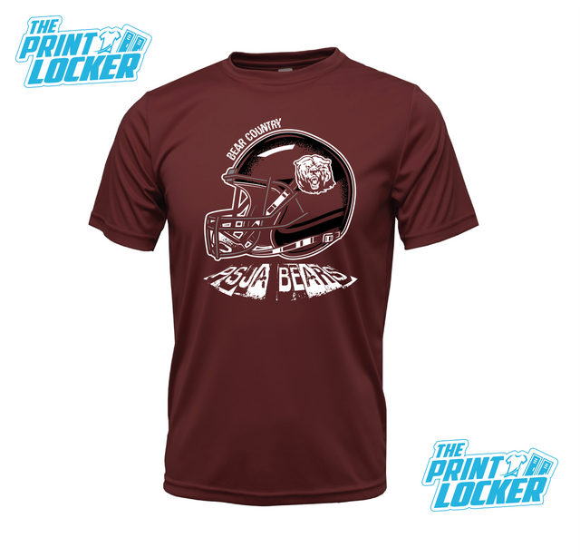 Bears Football Helmet Drifit Short Sleeve – The Print locker