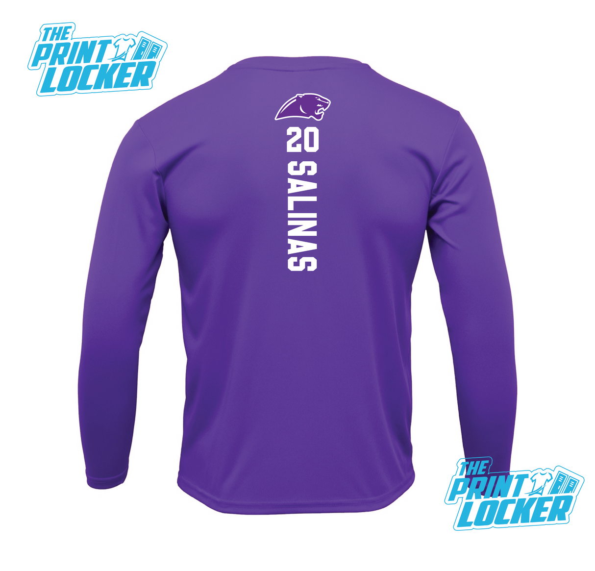 Panthers Slash Design Drifit Long Sleeve