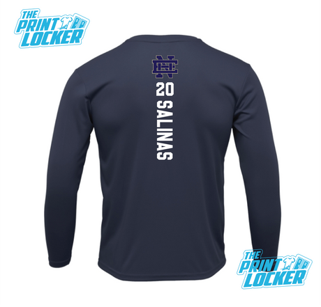 Cougars Football Helmet Drifit Long Sleeve