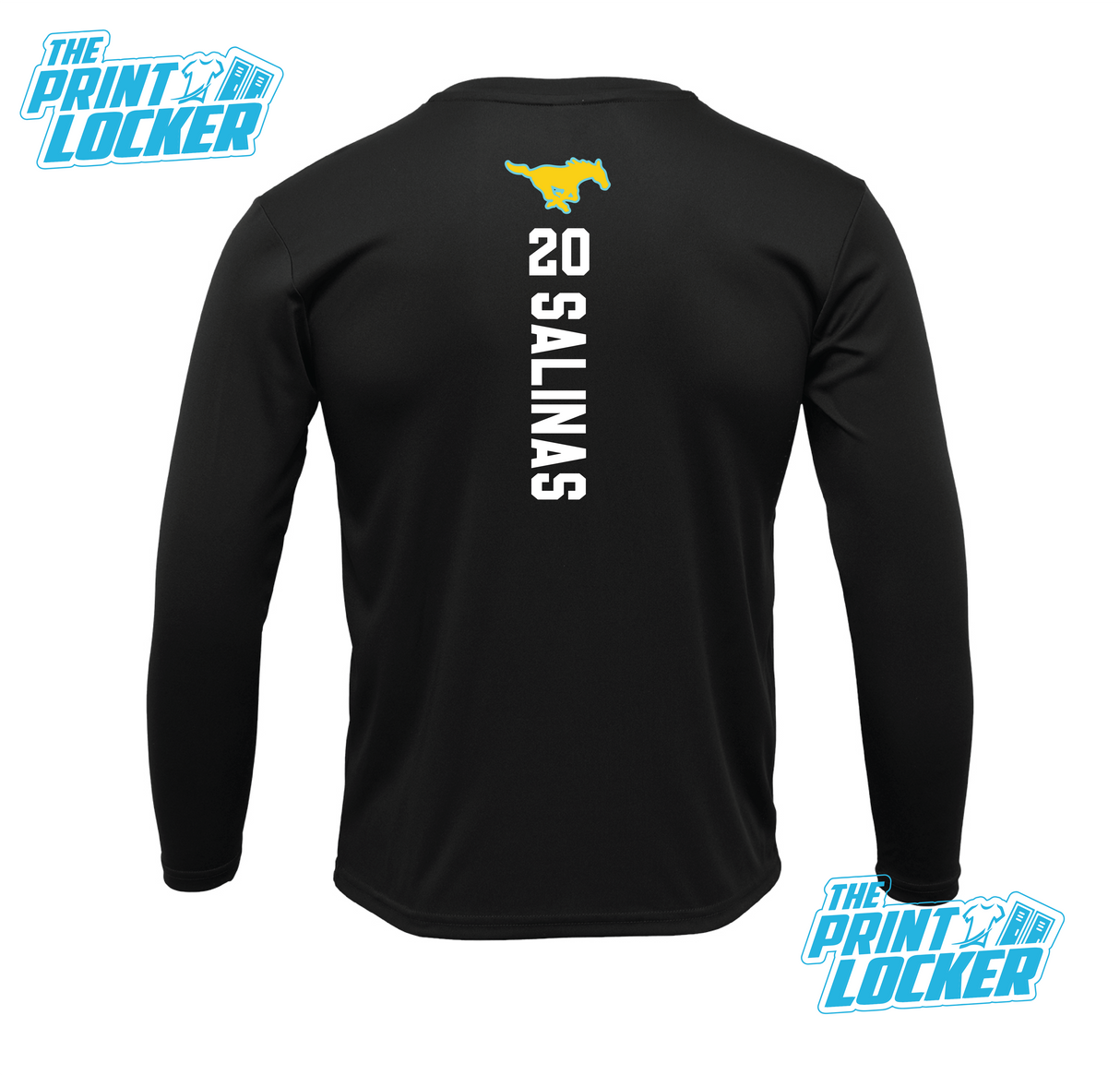 Mustangs Volleyball Design Drifit Long Sleeve