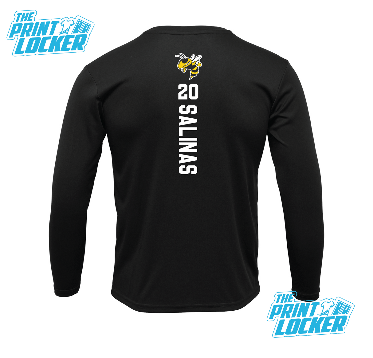 YellowJackets Football Helmet Drifit Long Sleeve