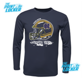 Cougars Football Helmet Drifit Long Sleeve