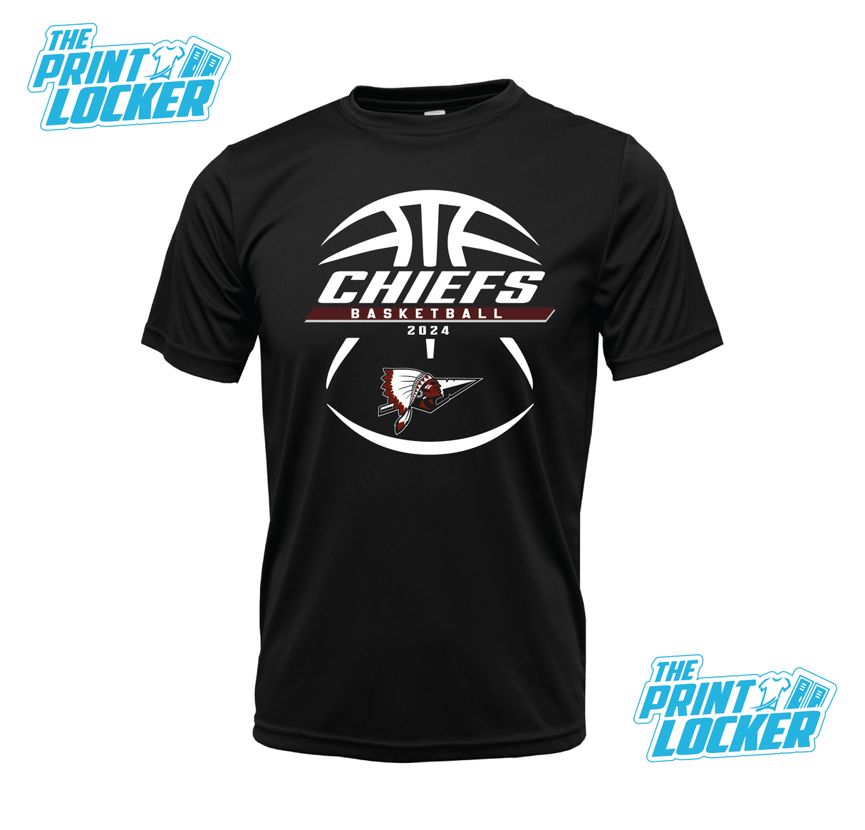 Chiefs Basketball Design Drifit Short Sleeve