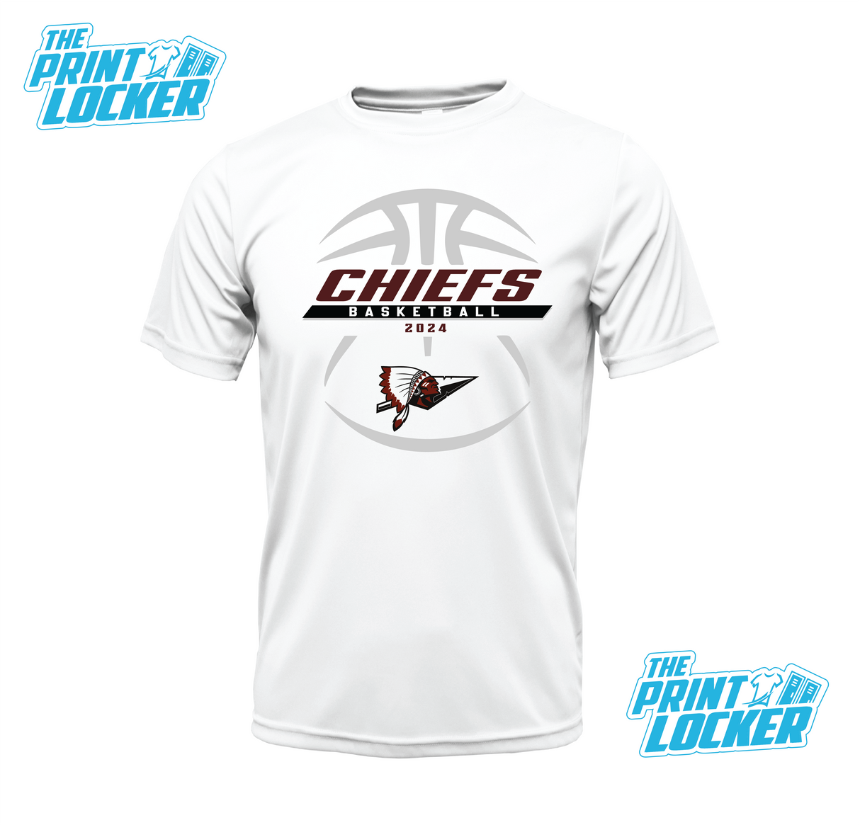 Chiefs Basketball Design Drifit Short Sleeve