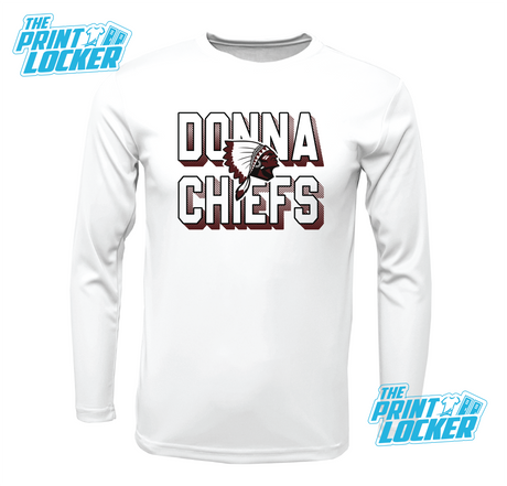 Chiefs Halftone Design Drifit Long Sleeve