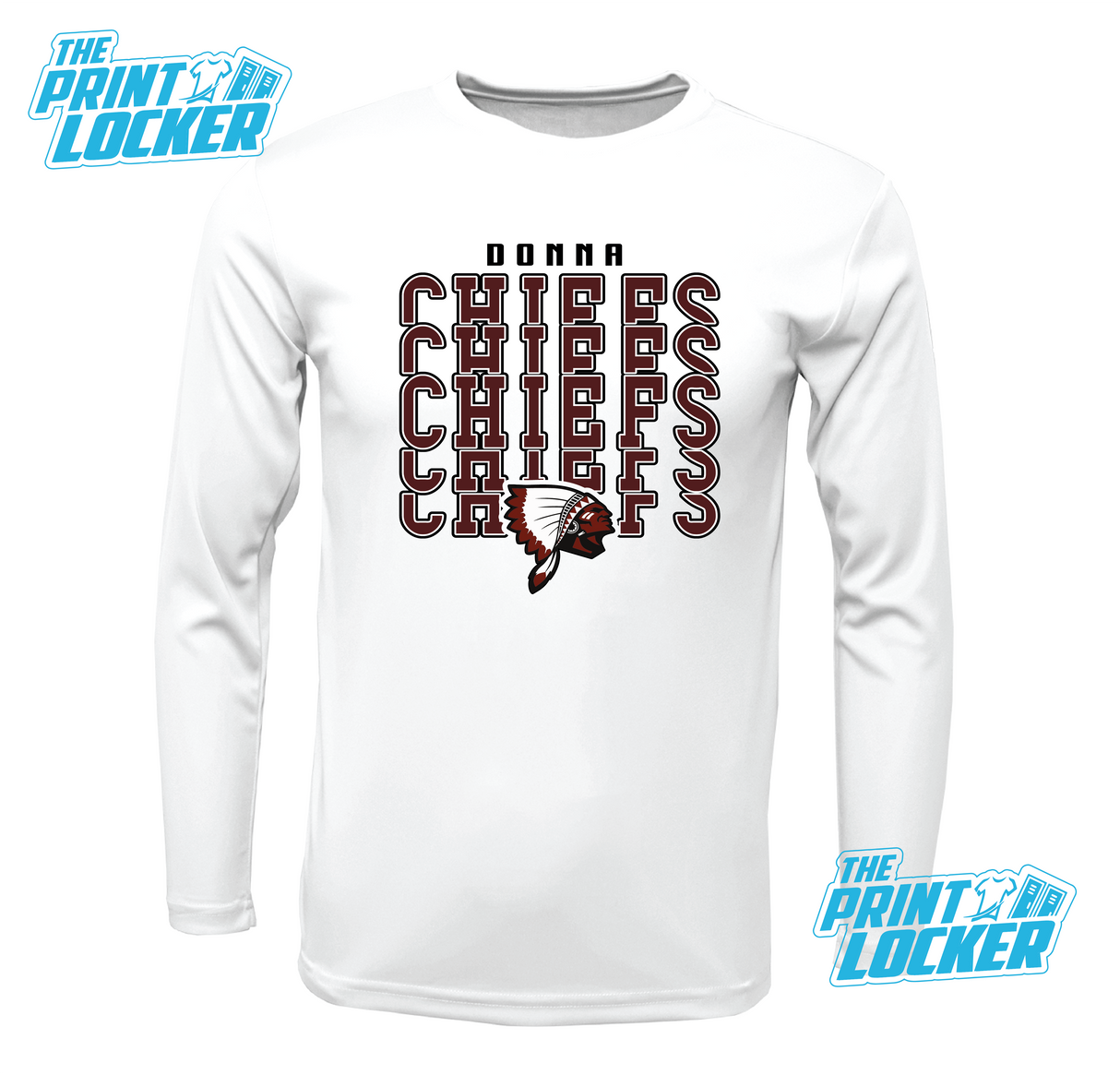 Chiefs Stack Design Drifit Long Sleeve