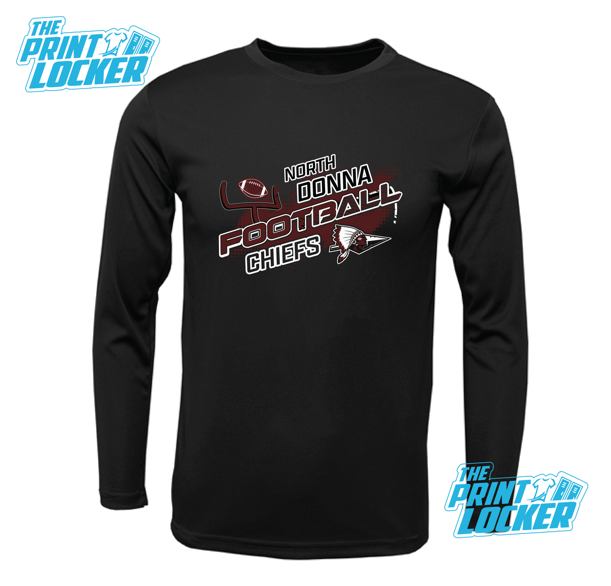 Chiefs Football Design Drifit Long Sleeve