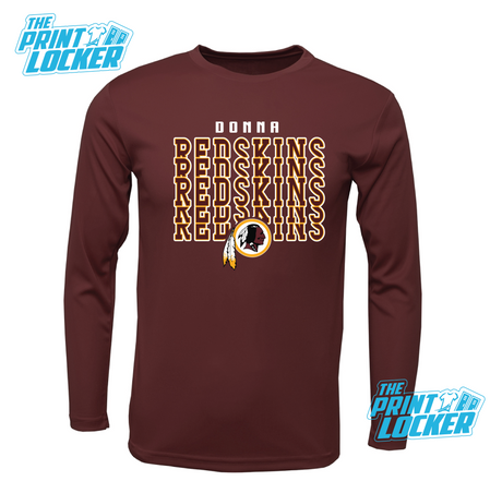 Redskins Stack Design Drifit Long Sleeve