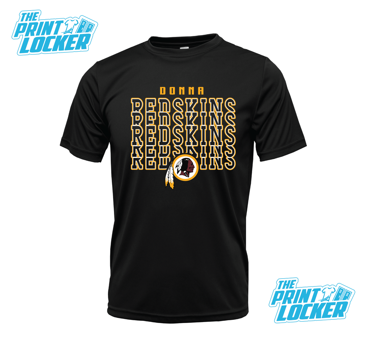 Redskins Stack Design Drifit Short Sleeve