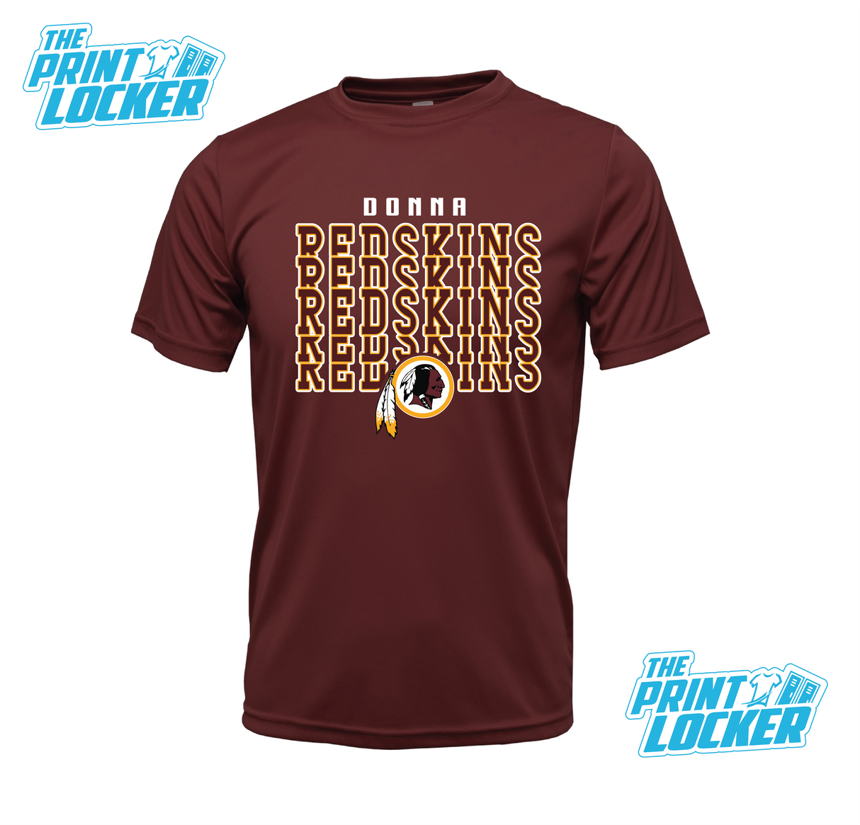 Redskins Stack Design Drifit Short Sleeve