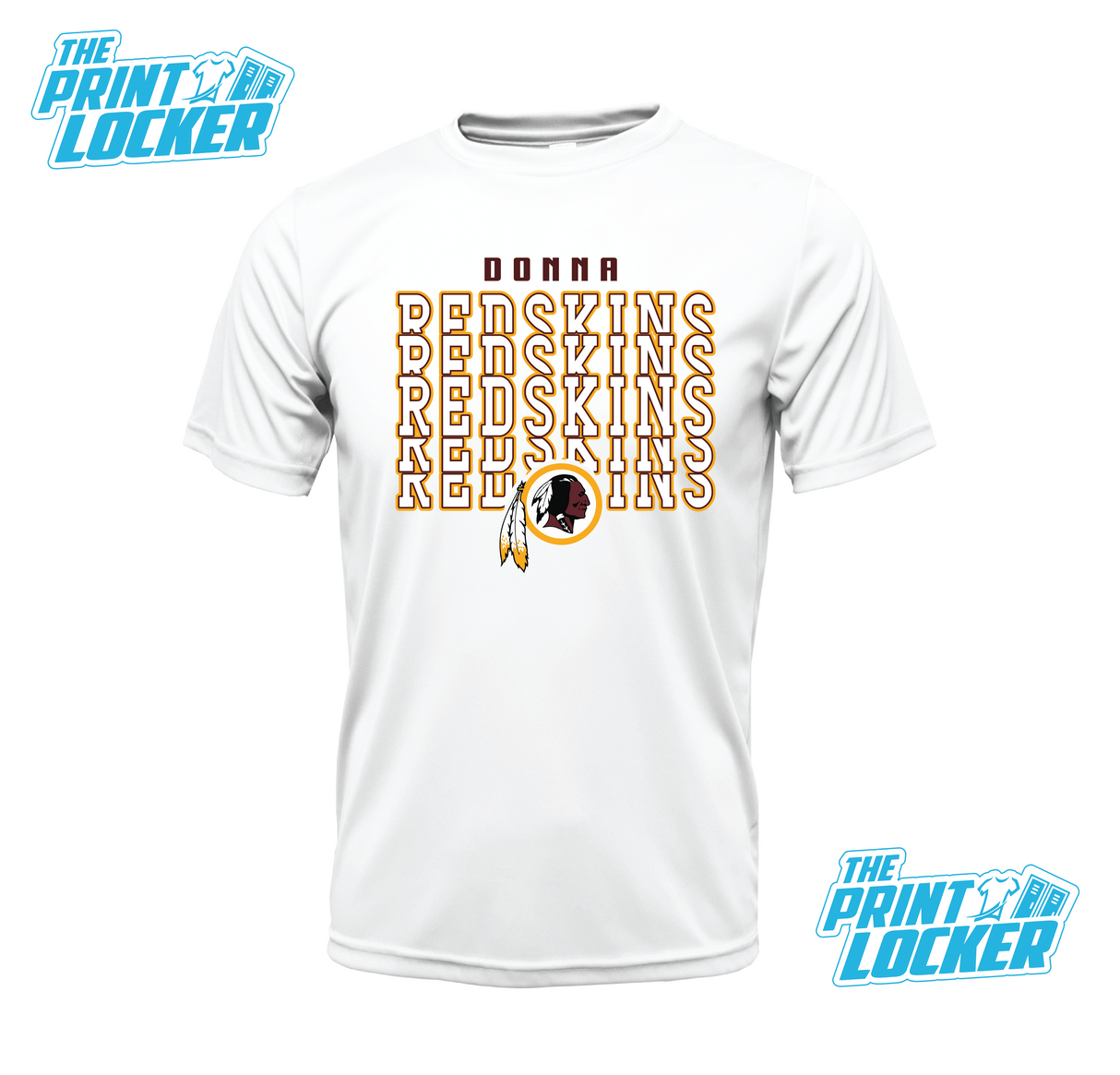 Redskins Stack Design Drifit Short Sleeve