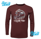 Eagles Football Helmet Drifit Long Sleeve