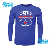 Bobcat Basketball Design Drifit Long Sleeve