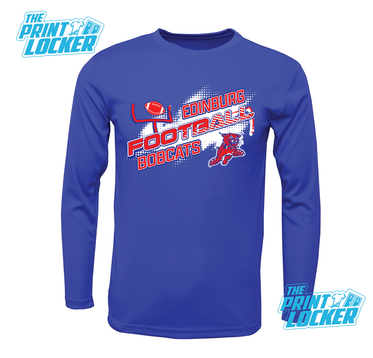 Bobcats Football Design Drifit Long Sleeve