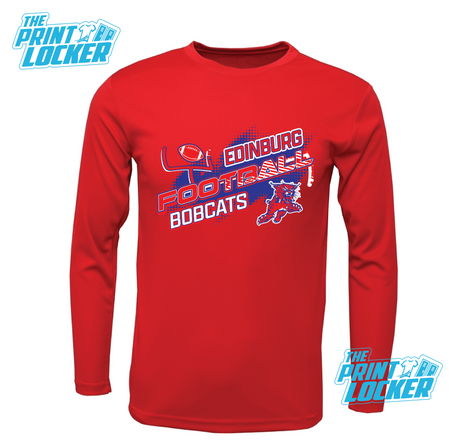 Bobcats Football Design Drifit Long Sleeve