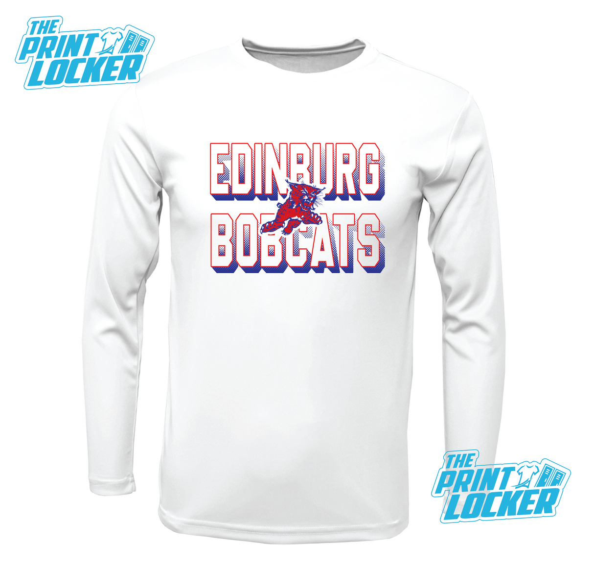 Bobcats Halftone Design Drifit Long Sleeve