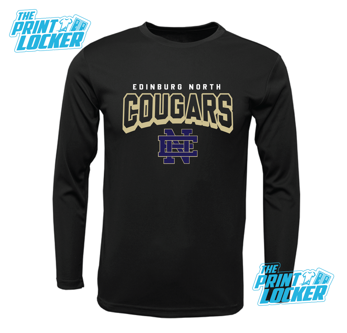 Cougars Arch Design Drifit Long Sleeve