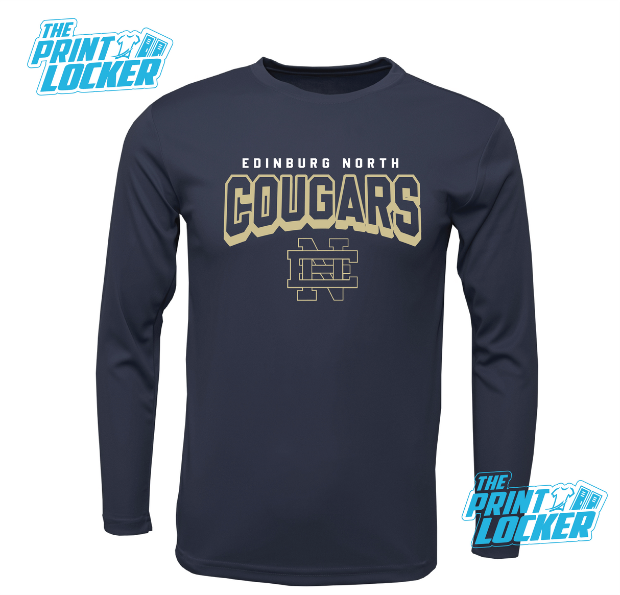 Cougars Arch Design Drifit Long Sleeve