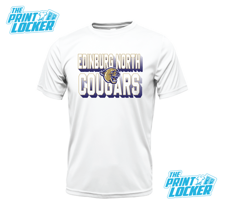 Cougars Halftone Design Drifit Short Sleeve