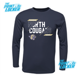 Cougars Slash Design Drifit Long Sleeve