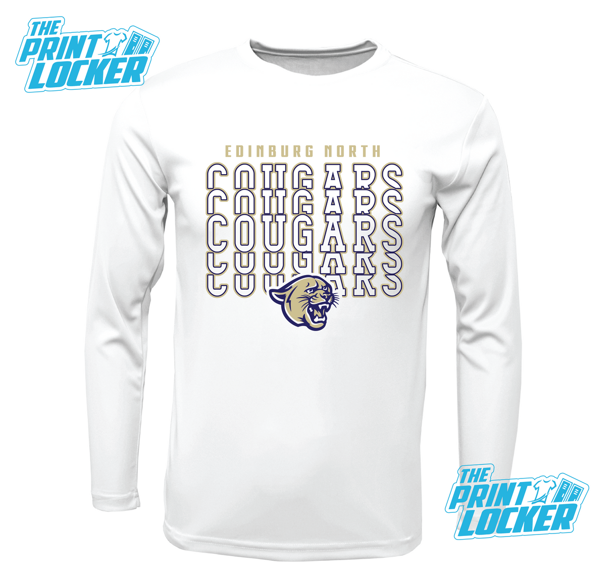 Cougars Stack Design Drifit Long Sleeve