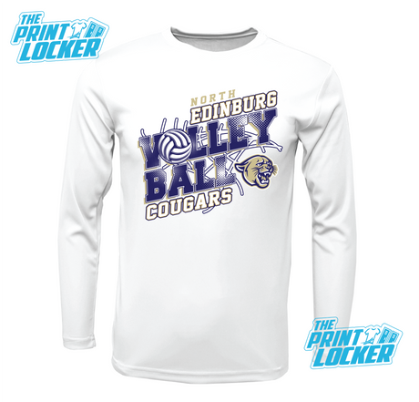 Cougars Volleyball Design Drifit Long Sleeve