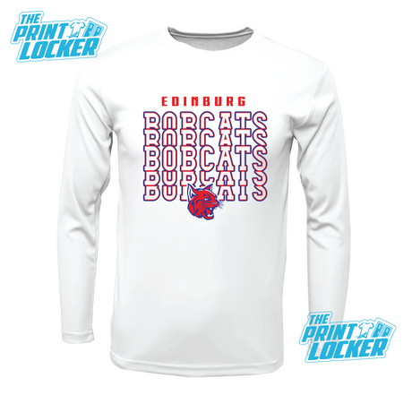 Bobcats Stack Design Drifit Long Sleeve