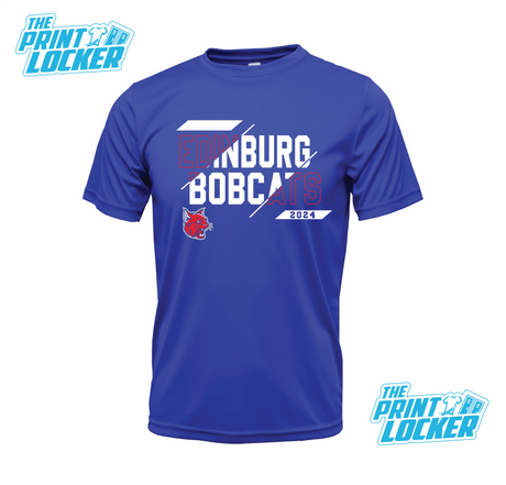 Bobcats Slash Design Drifit Short Sleeve