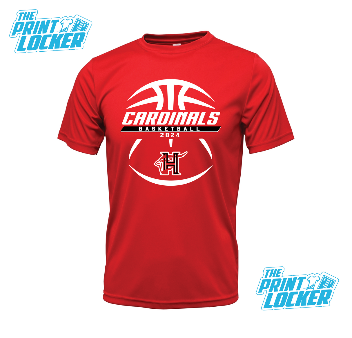 Cardinals Basketball Design Drifit Short Sleeve